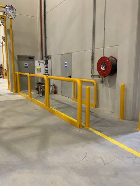 Protection de cheminement piéton à Montpellier proche de vendargues